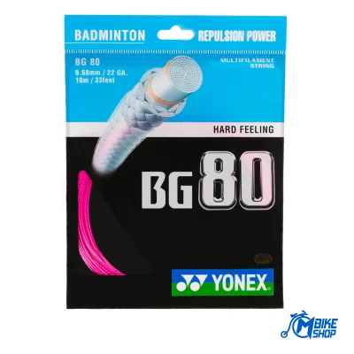 Žica YONEX Badminton Nylon String 80 Neon Pink 10m